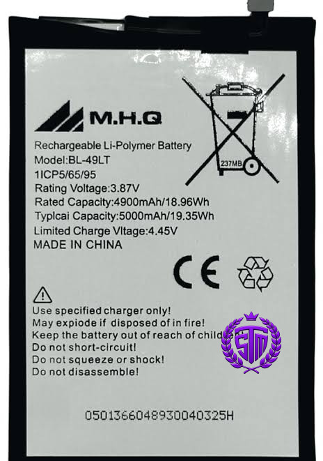 BL-58CT Battery | Tecno Pova 5 / Spark 20 Pro / BL58CT Battery