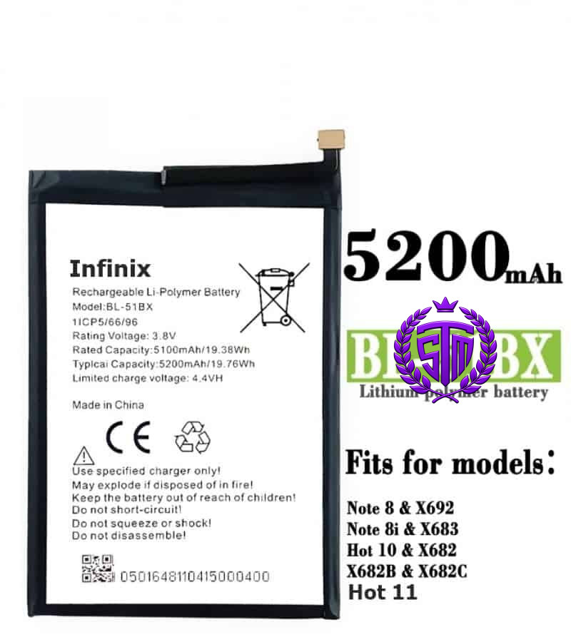 BL-51BX Battery | Infinix Hot 20i / Smart 7 / BL51BX Battery