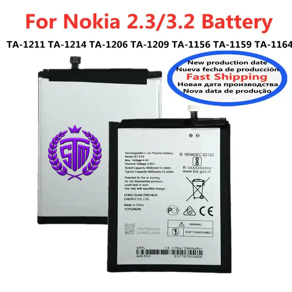 WT240 Battery | Nokia 2.3 / Nokia 2.4