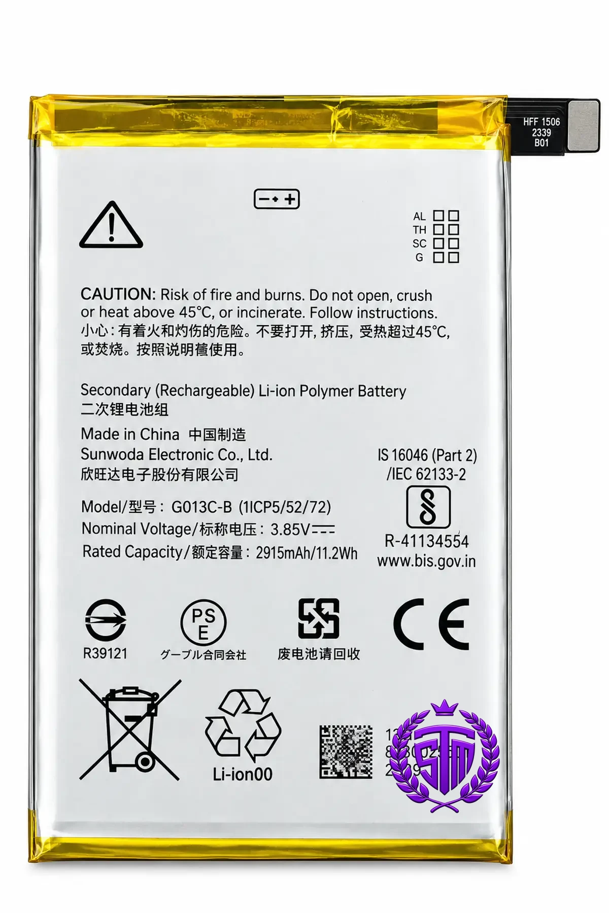 G013C-B Battery | Google Pixel 3 XL