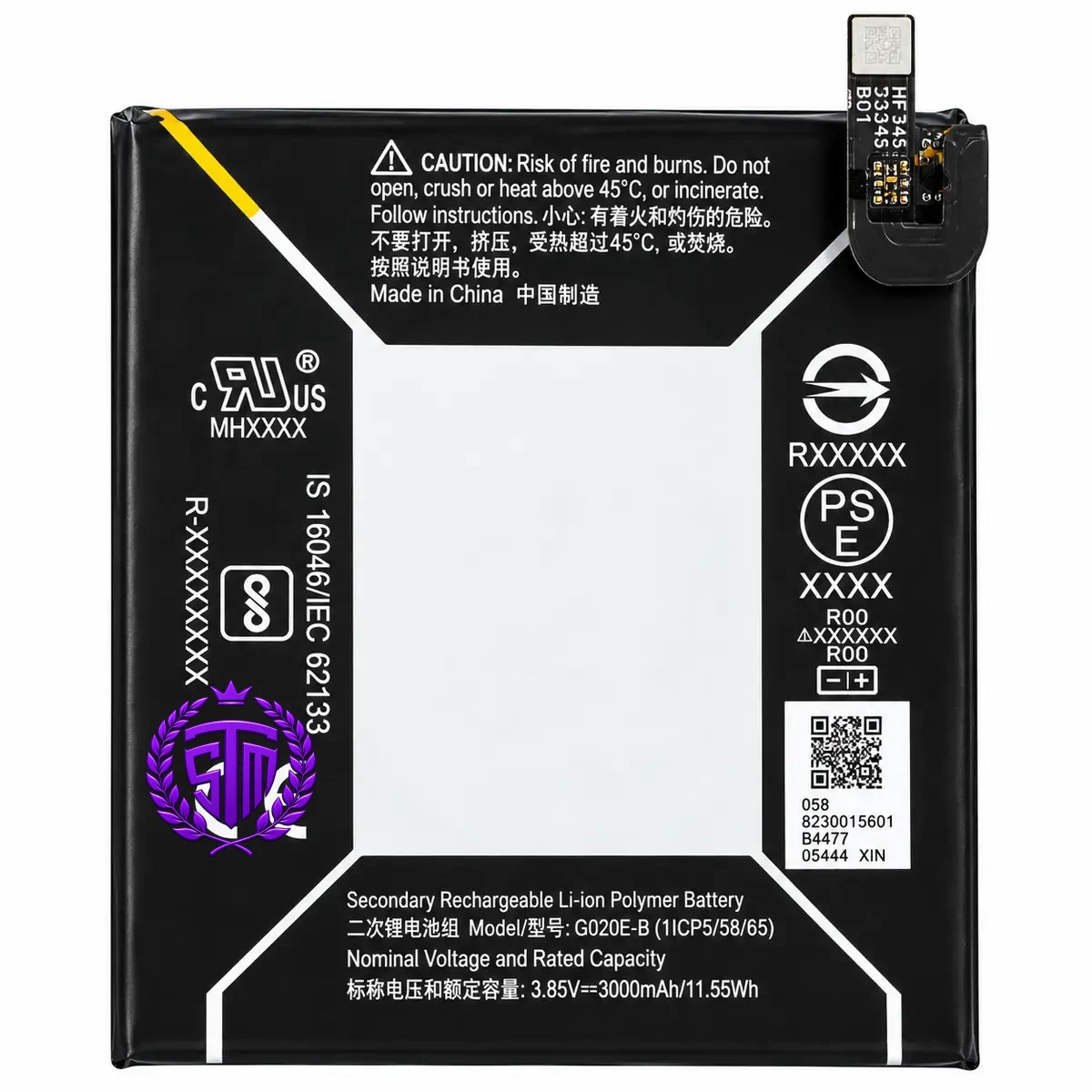 G020EF-B Battery | Google Pixel 4a (4G)