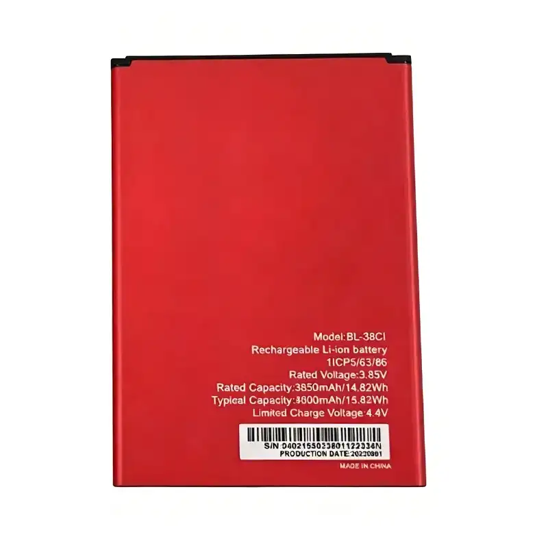 38CI , BL-38CI 4000mAh 3.85V Li-ion Replacement Battery for itel A58 A58 Pro A27 A49 A05S