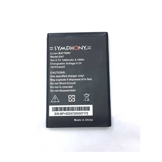 D82 , Symphony D82 ব্যাটারি হলো মূলত Symphony D82